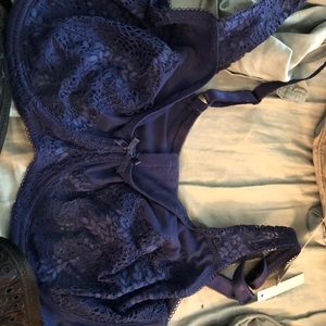 Navy blue bra
